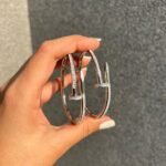 Silver nail handcuff