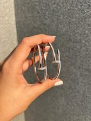 Silver nail handcuff
